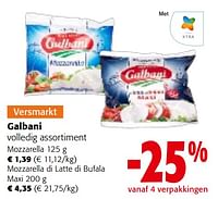 Promoties Galbani volledig assortiment - Galbani - Geldig van 22/05/2024 tot 04/06/2024 bij Colruyt