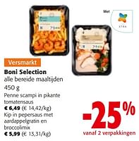 Promoties Boni selection alle bereide maaltijden - Boni - Geldig van 22/05/2024 tot 04/06/2024 bij Colruyt