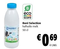 Promoties Boni selection halfvolle melk - Boni - Geldig van 22/05/2024 tot 04/06/2024 bij Colruyt