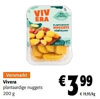 Promoties Vivera plantaardige nuggets - Vivera - Geldig van 22/05/2024 tot 04/06/2024 bij Colruyt