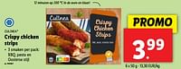 Promoties Crispy chicken strips - Culinea - Geldig van 29/05/2024 tot 04/06/2024 bij Lidl