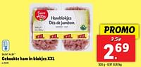 Promoties Gekookte ham in blokjes xxl - Saint Alby - Geldig van 29/05/2024 tot 04/06/2024 bij Lidl