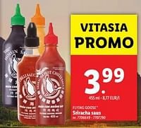 Promoties Sriracha saus - Flying goose - Geldig van 29/05/2024 tot 04/06/2024 bij Lidl