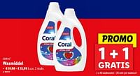 Promoties Wasmiddel - Coral - Geldig van 29/05/2024 tot 04/06/2024 bij Lidl