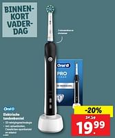 Promoties Oral-b elektrische tandenborstel - Oral-B - Geldig van 29/05/2024 tot 04/06/2024 bij Lidl