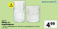 Promoties Whisky- of longdrinkglazen - Ernesto - Geldig van 29/05/2024 tot 04/06/2024 bij Lidl