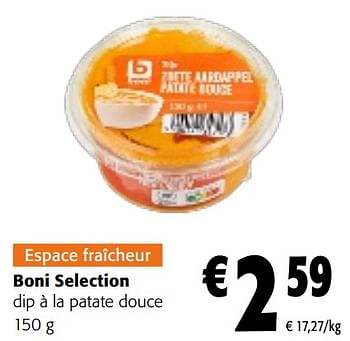 Promotions Boni selection dip à la patate douce - Boni - Valide de 22/05/2024 à 04/06/2024 chez Colruyt