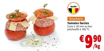 Promotions Tomates farcies - Produit maison - Colruyt - Valide de 22/05/2024 à 04/06/2024 chez Colruyt