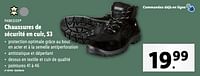Promotions Chaussures de sécurité en cuir, s3 - Parkside - Valide de 29/05/2024 à 04/06/2024 chez Lidl
