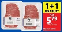 Promotions Mini-steaks de dinde - Produit maison - Lidl - Valide de 29/05/2024 à 04/06/2024 chez Lidl