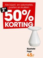 Promoties Bijzettafel poppi - Huismerk - Kwantum - Geldig van 27/05/2024 tot 09/06/2024 bij Kwantum