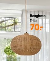 Promoties Hanglamp trito - Huismerk - Kwantum - Geldig van 27/05/2024 tot 09/06/2024 bij Kwantum