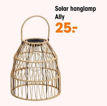 Promoties Solar hanglamp ally - Huismerk - Kwantum - Geldig van 27/05/2024 tot 09/06/2024 bij Kwantum
