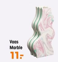 Promoties Vaas marble - Huismerk - Kwantum - Geldig van 03/06/2024 tot 09/06/2024 bij Kwantum