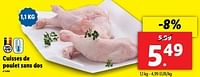 Promotions Cuisses de poulet sans dos - Produit maison - Lidl - Valide de 29/05/2024 à 04/06/2024 chez Lidl