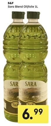 Promoties S+f sara blend olijfolie - Sunflower BV - Geldig van 19/05/2024 tot 01/06/2024 bij Ochama