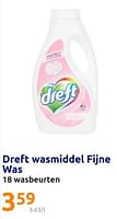 Promoties Dreft wasmiddel fijne was - Dreft - Geldig van 22/05/2024 tot 28/05/2024 bij Action