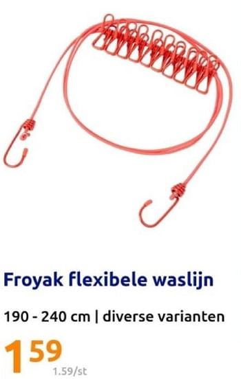 Promoties Froyak flexibele waslijn - Froyak - Geldig van 22/05/2024 tot 28/05/2024 bij Action