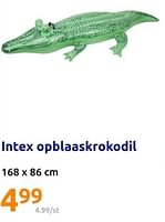Promoties Intex opblaaskrokodil - Intex - Geldig van 22/05/2024 tot 28/05/2024 bij Action