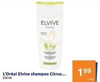 Promoties L`oréal elvive shampoo citrus - L'Oreal Paris - Geldig van 22/05/2024 tot 28/05/2024 bij Action