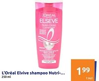 Promoties L`oréal elvive shampoo nutri- - L'Oreal Paris - Geldig van 22/05/2024 tot 28/05/2024 bij Action