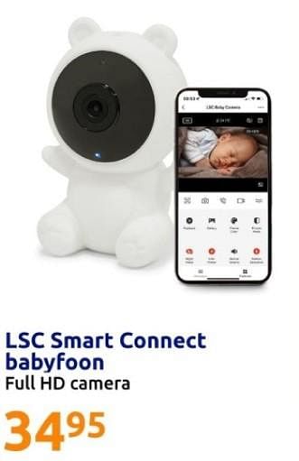 Promoties Lsc smart connect babyfoon - LSC Smart Connect - Geldig van 22/05/2024 tot 28/05/2024 bij Action