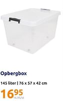 Promoties Opbergbox - Huismerk - Action - Geldig van 22/05/2024 tot 28/05/2024 bij Action