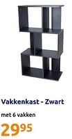 Promoties Vakkenkast - zwart - Huismerk - Action - Geldig van 22/05/2024 tot 28/05/2024 bij Action