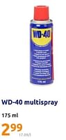 Promoties Wd-40 multispray - WD-40 - Geldig van 22/05/2024 tot 28/05/2024 bij Action