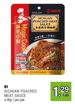 Promoties Hi sichuan poached meat sauce - hi - Geldig van 15/05/2024 tot 04/06/2024 bij Amazing Oriental