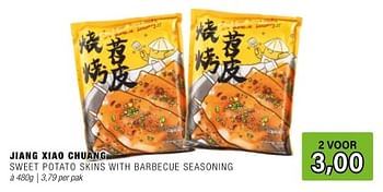 Promoties Jiang xiao chuang sweet potato skins with barbecue seasoning - Jiang Xiao Chuang - Geldig van 15/05/2024 tot 04/06/2024 bij Amazing Oriental