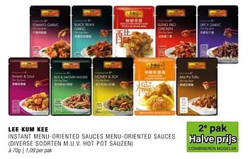 Promoties Lee kum kee instant menu oriented sauces - Lee Kum Kee - Geldig van 15/05/2024 tot 04/06/2024 bij Amazing Oriental