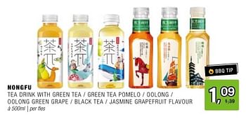 Promoties Nongfu tea drink with green tea green tea pomelo oolong oolong green grape black tea jasmine grapefruit flavour - Nongfu - Geldig van 15/05/2024 tot 04/06/2024 bij Amazing Oriental