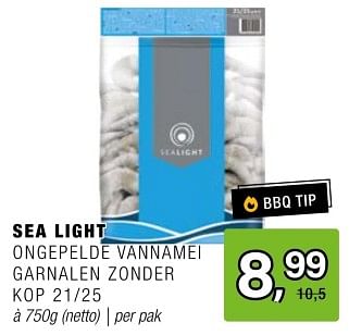 Promoties Sea light ongepelde vannamei garnalen zonder kop - Huismerk - Amazing Oriental - Geldig van 15/05/2024 tot 04/06/2024 bij Amazing Oriental