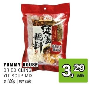 Promoties Yummy house dried ching yit soup mix - Yummy House - Geldig van 15/05/2024 tot 04/06/2024 bij Amazing Oriental