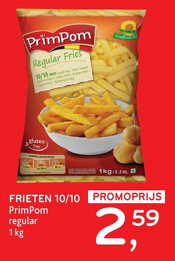 Promoties Frieten 10-10 primpom - PrimPom - Geldig van 22/05/2024 tot 04/06/2024 bij Alvo
