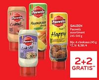 Promoties Sauzen pauwels looksaus - Pauwels - Geldig van 22/05/2024 tot 04/06/2024 bij Alvo