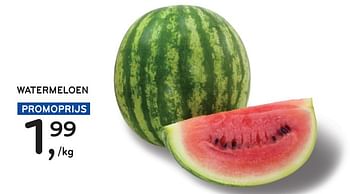 Promoties Watermeloen - Huismerk - Alvo - Geldig van 22/05/2024 tot 04/06/2024 bij Alvo