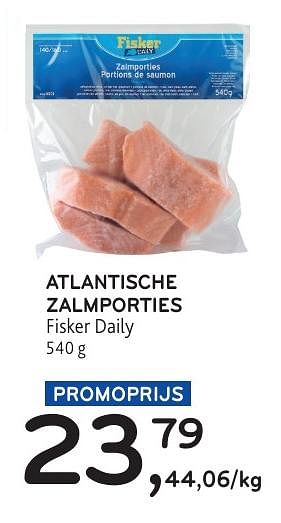Promoties Atlantische zalmporties fisker daily - Fisker - Geldig van 22/05/2024 tot 04/06/2024 bij Alvo
