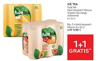 Promoties Black tea peach hibiscus - FuzeTea - Geldig van 22/05/2024 tot 04/06/2024 bij Alvo