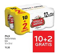 Promoties Pils stella artois - Stella Artois - Geldig van 22/05/2024 tot 04/06/2024 bij Alvo