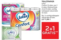 Promoties Vochtig toiletpapier natural aloe - Lotus Nalys - Geldig van 22/05/2024 tot 04/06/2024 bij Alvo