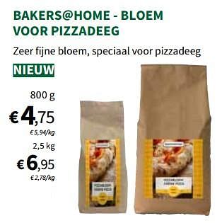 Promoties Bakers home bloem voor pizzadeeg - Bakers@Home - Geldig van 22/05/2024 tot 02/06/2024 bij Horta