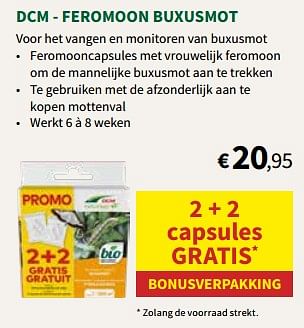 Promoties Dcm feromoon buxusmot - DCM - Geldig van 22/05/2024 tot 02/06/2024 bij Horta