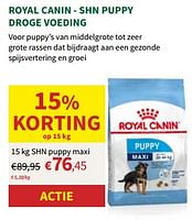 Promoties Royal canin shn puppy droge voeding - Royal Canin - Geldig van 22/05/2024 tot 02/06/2024 bij Horta