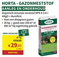 Promoties Horta gazonmeststof - Huismerk - Horta - Geldig van 22/05/2024 tot 02/06/2024 bij Horta