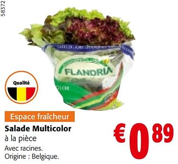 Promotions Salade multicolor à la pièce - Produit maison - Colruyt - Valide de 22/05/2024 à 04/06/2024 chez Colruyt