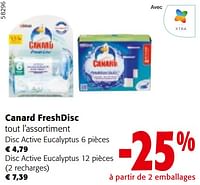 Promotions Canard freshdisc tout l’assortiment - Canard WC - Valide de 22/05/2024 à 04/06/2024 chez Colruyt
