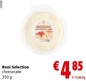 Promotions Boni selection cheesecake - Boni - Valide de 22/05/2024 à 04/06/2024 chez Colruyt