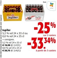 Promotions Jupiler - Jupiler - Valide de 22/05/2024 à 04/06/2024 chez Colruyt